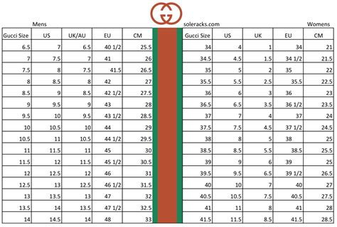 Gucci sneakers size guide